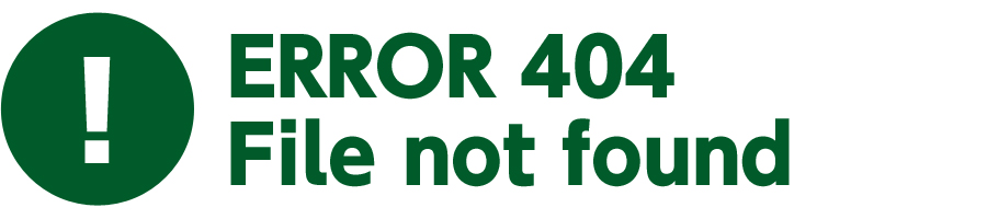 Error 404 File Not Found